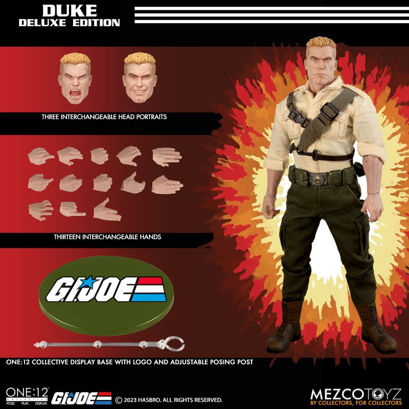 Mezco Toyz ONE:12 Collective G.I. Joe Duke Deluxe Edition Action Figure