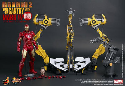 Hot Toys 1/6 Iron Man 2 Suit-Up Gantry with Mark IV Sixth Scale Figure MMS160