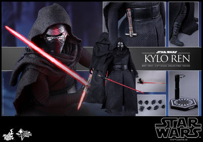 Hot Toys 1/6 Star Wars The Force Awakens Kylo Ren Sixth Scale Figure MMS320