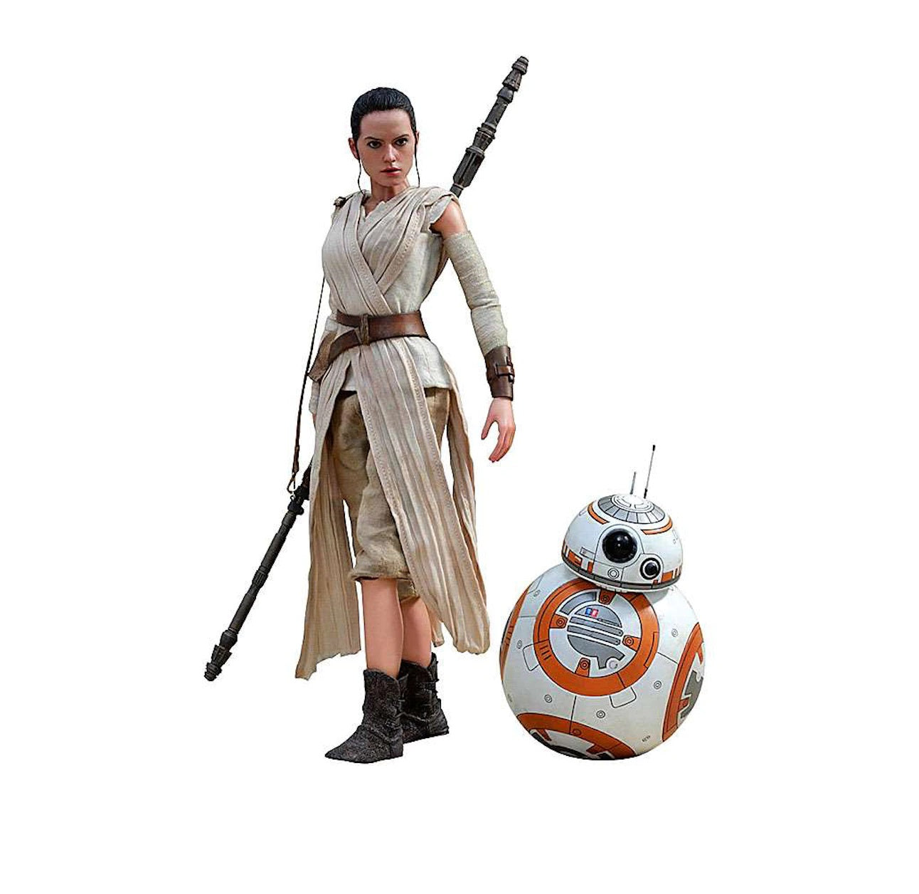 Hot Toys 1/6 Star Wars Episode VII The Force Awakens Rey and BB8 Set Sixth Scale MMS337