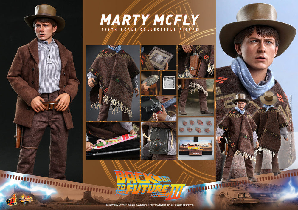 Hot Toys 1/6 Back to the Future III Marty McFly Sixth Scale Figure MMS616