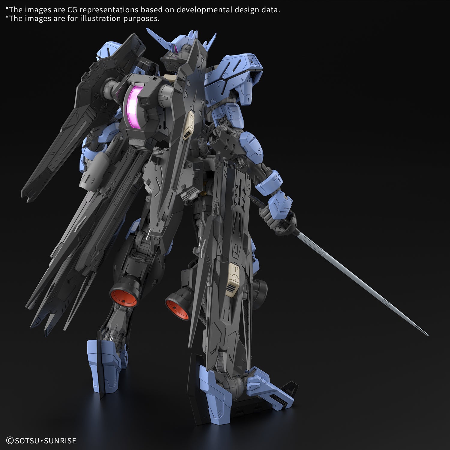 Gundam 1/100 MG IBO ASW-G-XX Gundam Vidar Iron Blooded Orphans Model Kit