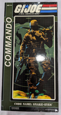 Sideshow Collectible 1/6 G.I. Joe Commando Snake Eyes Sixth Scale Figure - B *Open Box*