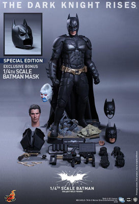 Hot Toys 1/4 Dark Knight Rises Batman Exclusive Edition Quarter Scale Figure QS Series QS001