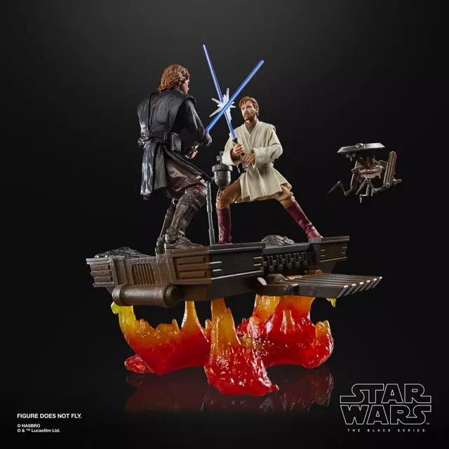 SDCC 2025 Hasbro Star Wars the Black Series ROTS Anakin Skywalker & Obi-Wan Kenobi Figure Set