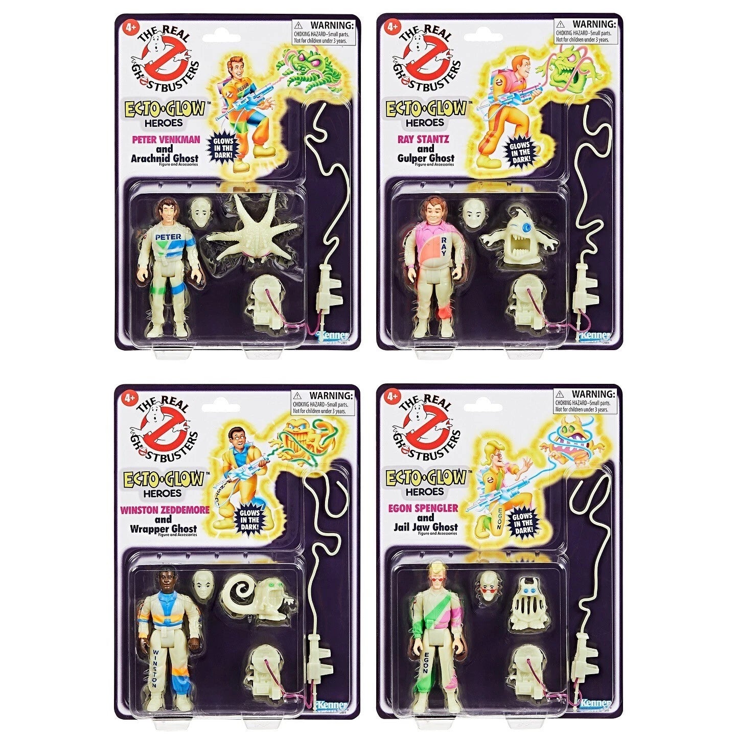SDCC 2025 Hasbro The Real Ghostbusters Ecto-Glow Heroes Collector’s 4-Pack Set