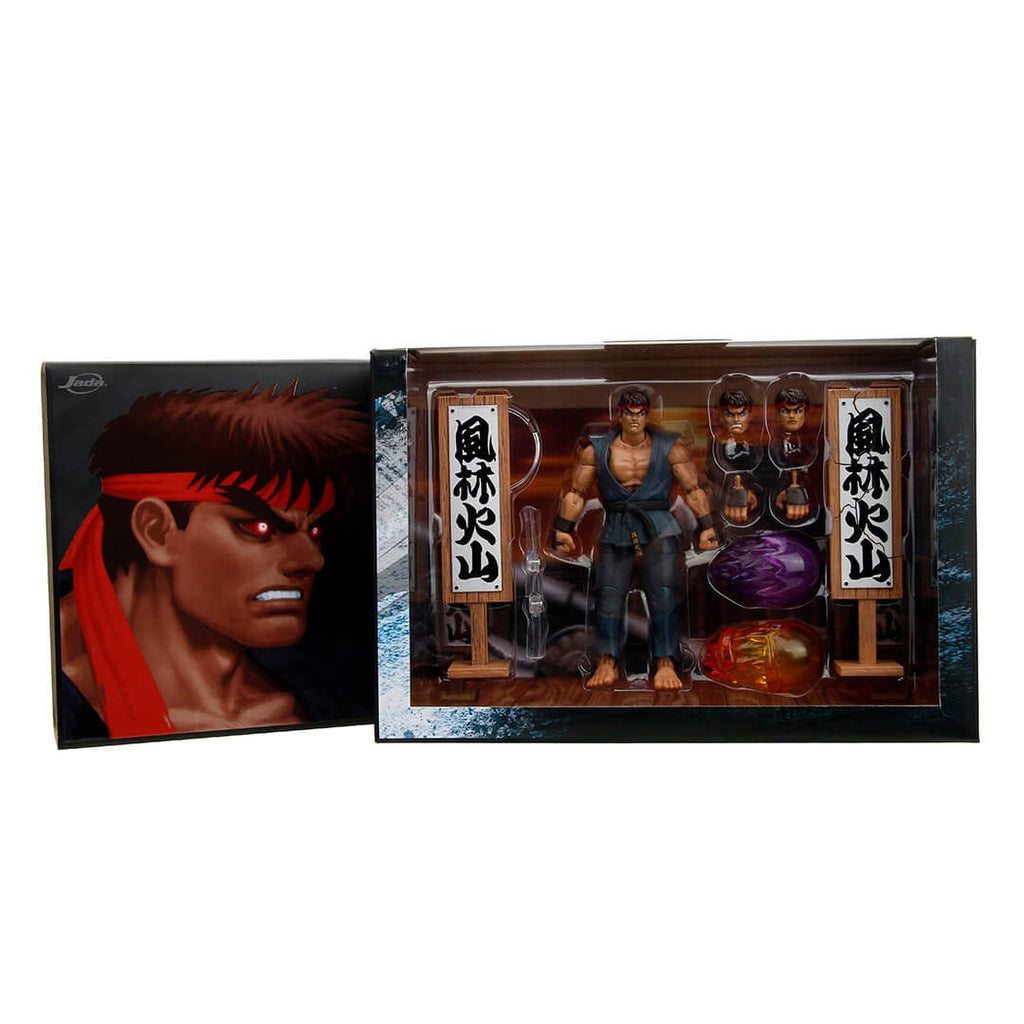 Jada Toys 1/12 Ultra Street Fighter II Evil Ryu Scaled Action Figure SDCC 2023 Exclusive