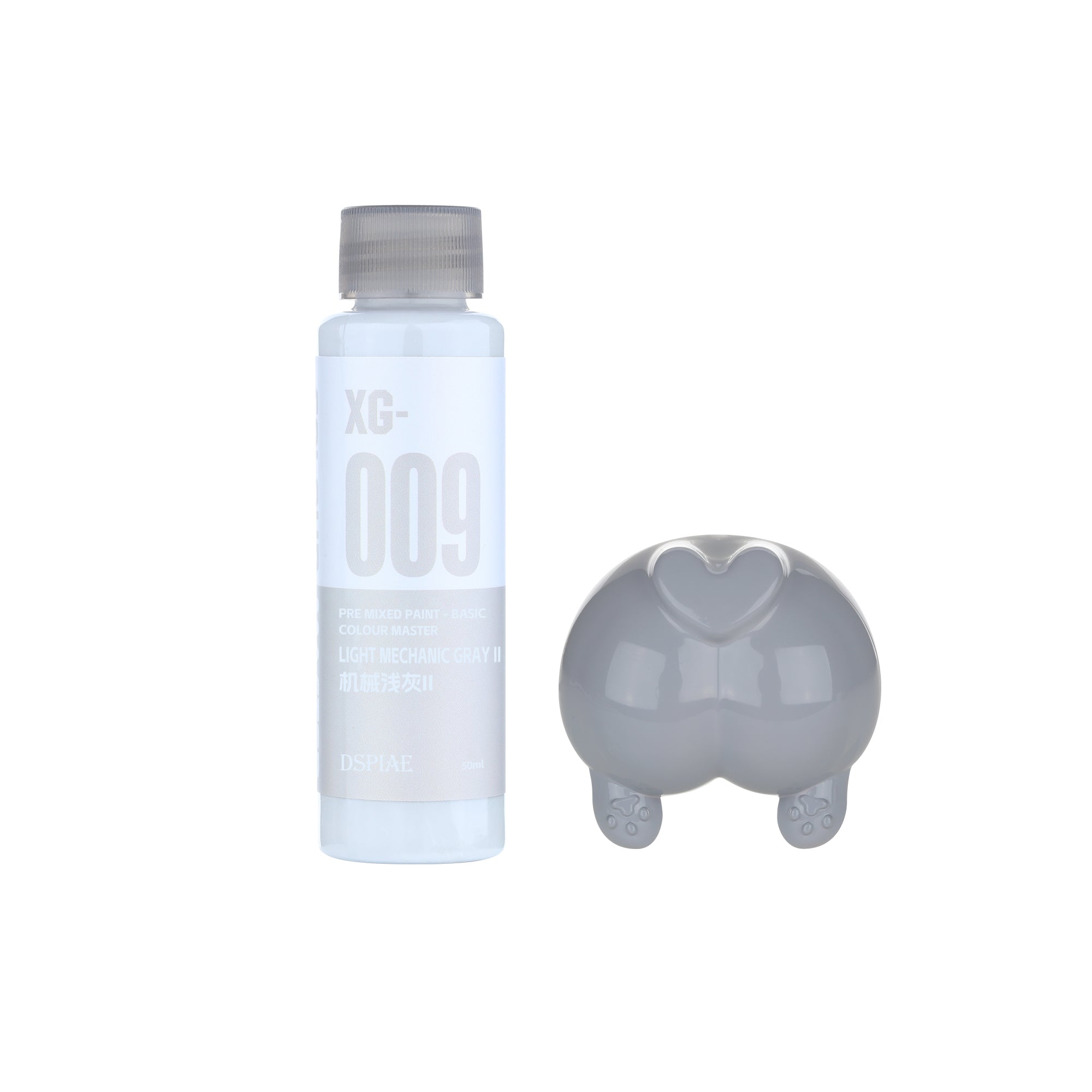 DSPIAE XG-009 Light Mechanic Gray II Pre-Mixed Paint 50ML