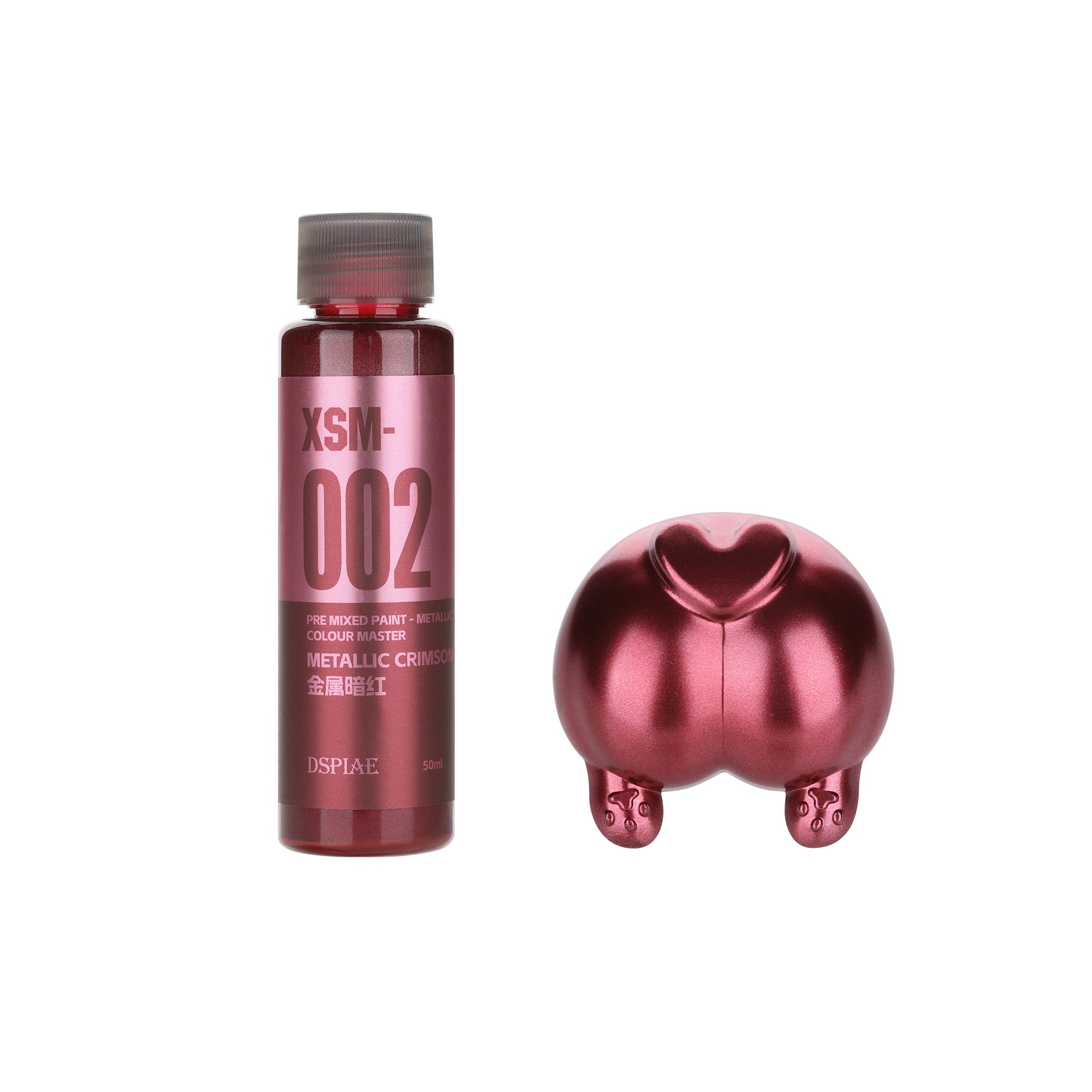 DSPIAE XSM-002 Metallic Crimson Pre-Mixed Paint 50ml