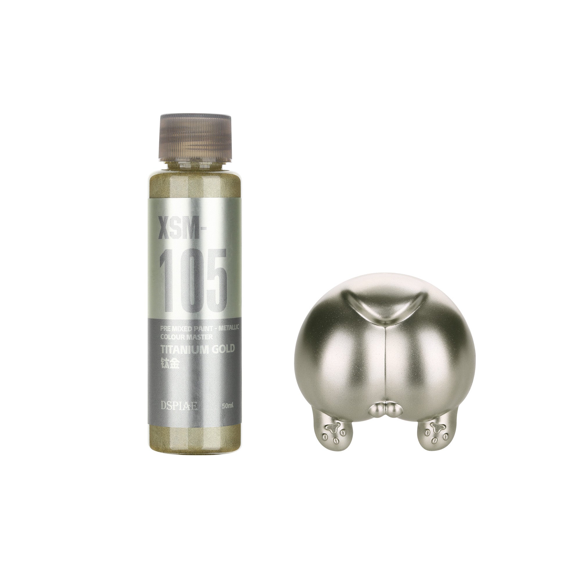 DSPIAE XSM-105 Titanium Gold Pre-Mixed Paint 50ml