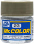 Mr. Hobby Mr. Color C23 Semi-Gloss Dark Green (2) 10ml Bottle