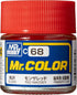 Mr. Hobby Mr. Color C68 Gloss Red Madder 10ml Bottle