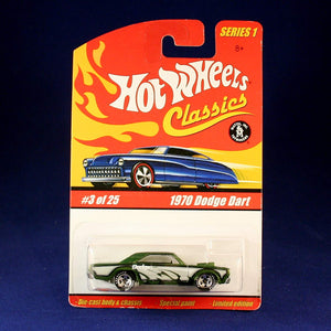 Mattel Hot Wheels Classics Series 1 Dodge Dart (Green) #3/25 1