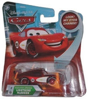Disney / Pixar CARS Movie 1:55 Die Cast Radiator Springs Lightning Mcqueen #2 w/ Lenticular Eyes!