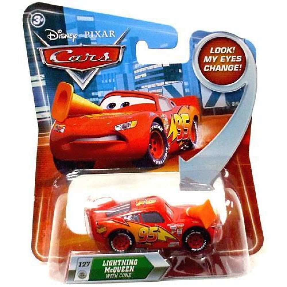 Disney Pixar Cars Movie Lightning McQueen with Cone #127 1
