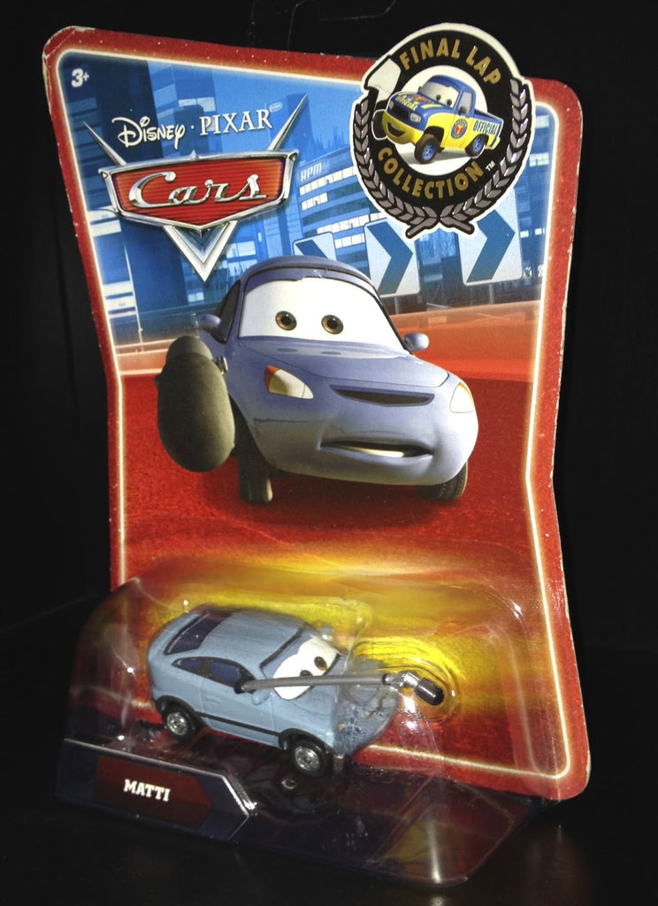 Disney Pixar CARS Movie 1:55 Die Cast Matti Final Lap #165 1