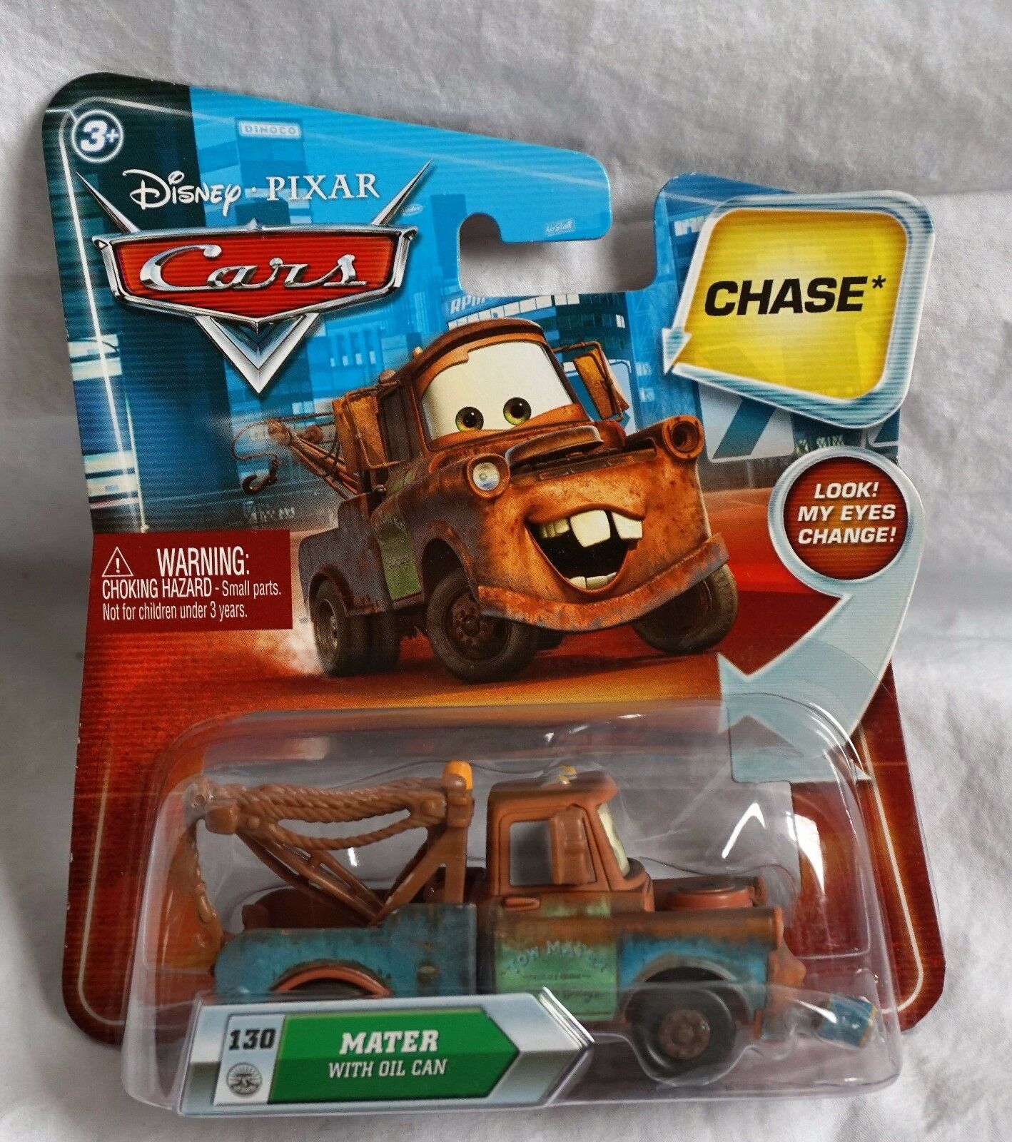 Disney Pixar CARS Movie 1:55 Die Cast Mater with Oil Can #130 w/ Lenticular Eyes! 1