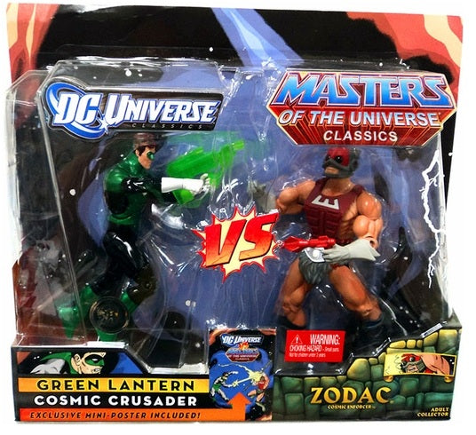 DC Universe Vs. Masters of the Universe Green Lantern Vs. Zodac 2-Pack Action Figure