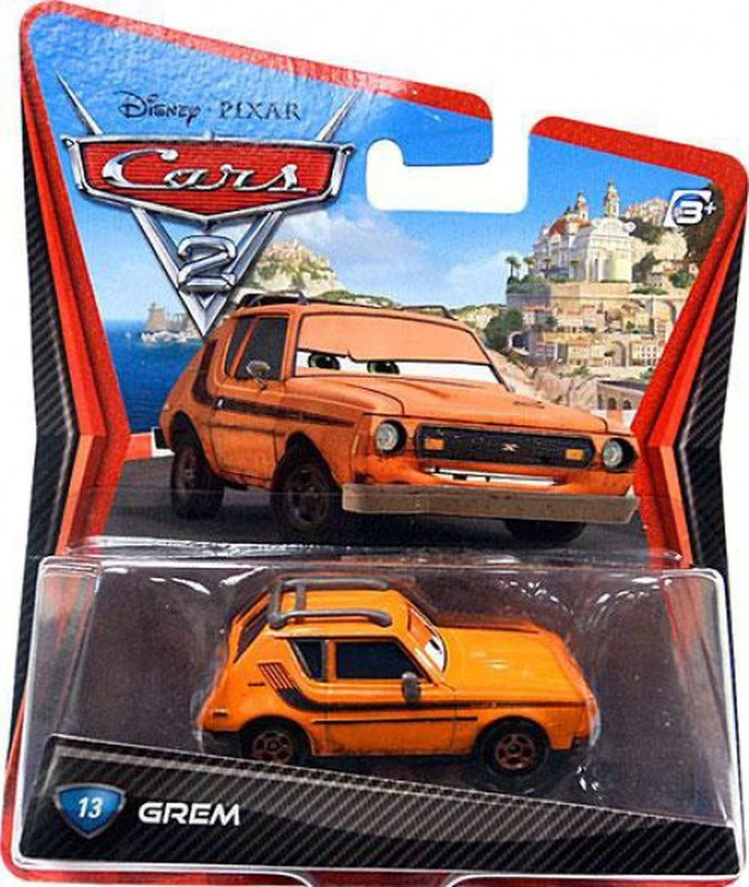 Disney Pixar CARS 2 Movie 1:55 Die Cast Grem #13 1