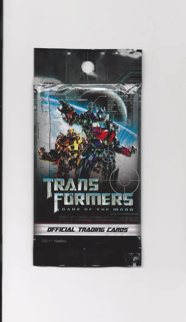5 Sealed Pack Transformers Dark of The Moon Official Trading Cards Game Hasbro