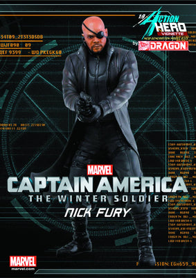 Dragon Models Nick Fury Captain America The Winter Soldier Action Hero Vignette 1/9 Scale Model
