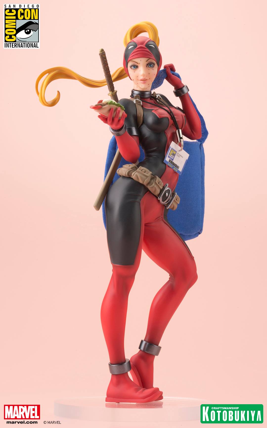 Kotobukiya Bishoujo SDCC 2016 Marvel Lady Deadpool Statue Figure Exclusive