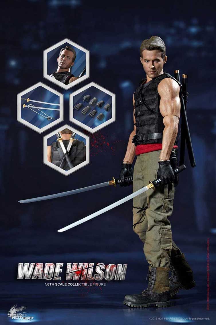 Hot Heart 1/6 FD003 Wade Wilson Action Figure