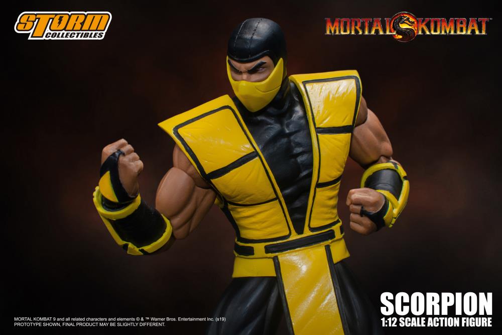 Storm Collectibles 1/12 Mortal Kombat 3 VS Scorpion Scale Action