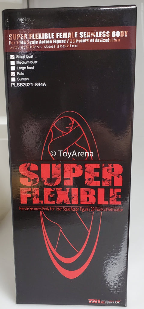 AMITD TBLeague Phicen PLLB2021-S40A - Corpo Femminile 1/6 Senza Cuciture, Pelle Chiara, Con Piedi Fissi (Senza Testa)