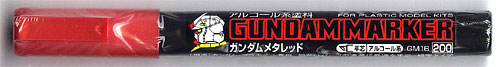 Gundam Marker GM16 Metallic Red - Chisel Tip Marker Paint Pen