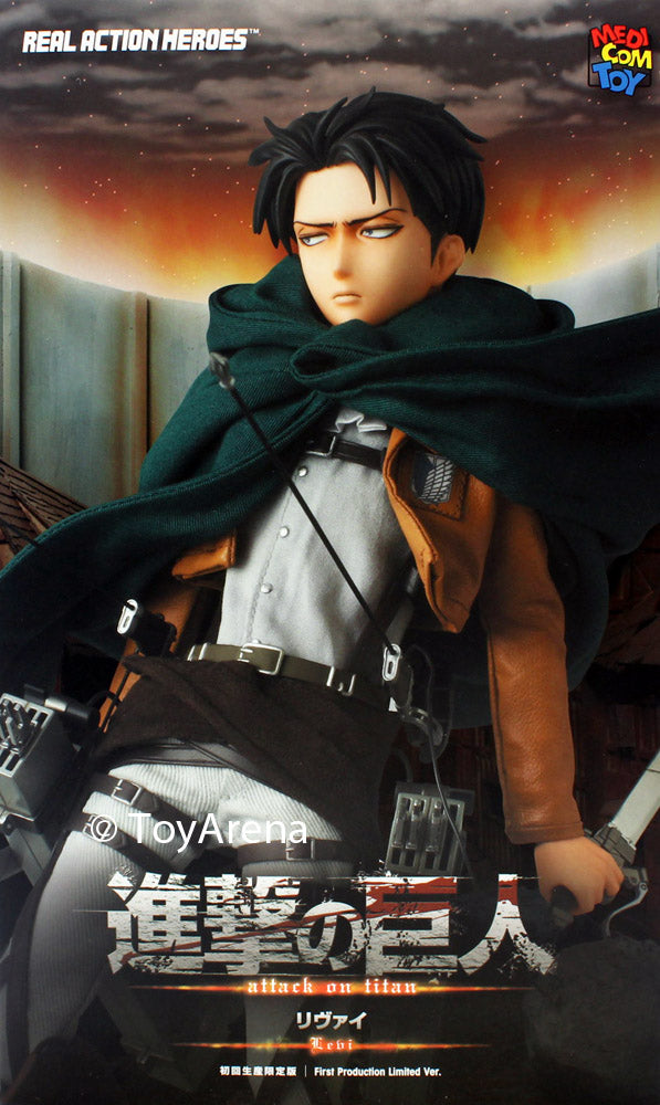 Medicom 1/6 RAH Attack on Titan Levi 12" Real Action Heroes Action Figure