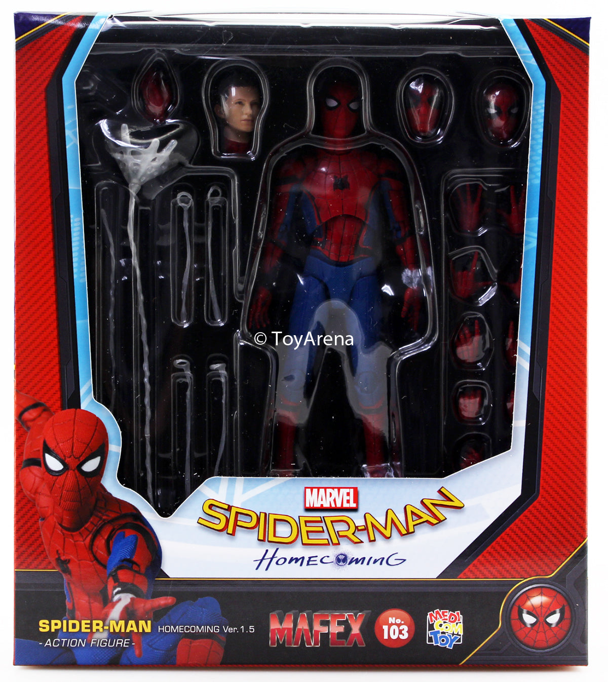 Mafex No. 103 Spider-Man: Homecoming Spiderman Ver. 1.5 Figure Medicom