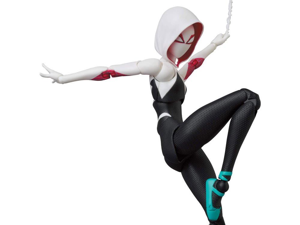Mafex No. 134 Spider-Man Into the Spider-Verse Spider-Gwen (Gwen Stacy) & Spider-Ham Action Figure