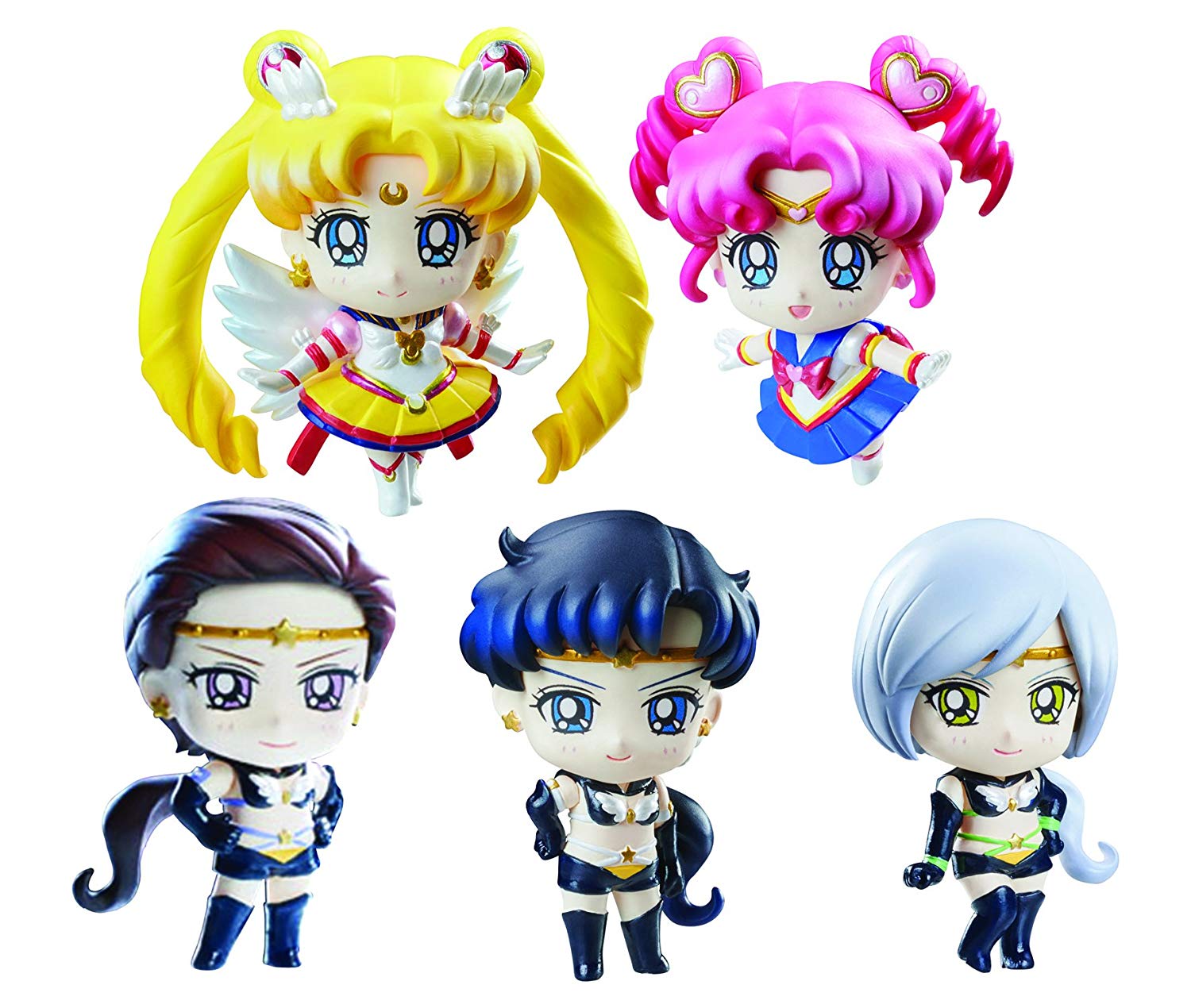 Petit Chara! Land Figures Sailor Moon Sailor Star Trading Figures Box Set of 5