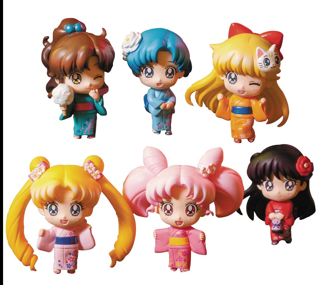 Petit Chara! Sailor Moon Let's Go Festival Version Trading Figures Box Set of 6