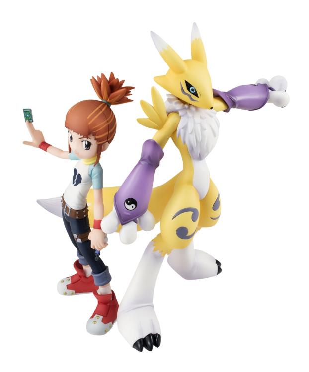 Megahouse Digimon Tamers G.E.M. Ruki & Renamon Scale Statue Figure