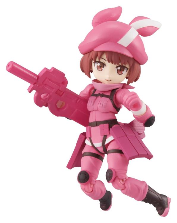 Desktop Army Sword Art Gun Gale Online Trading Figures Box Set of 3 7