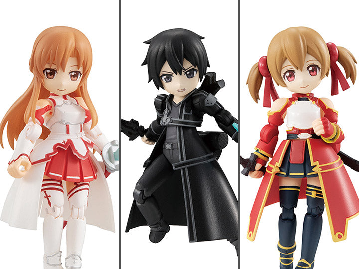 Desktop Army Sword Art Online Trading Figures Box Set of 3