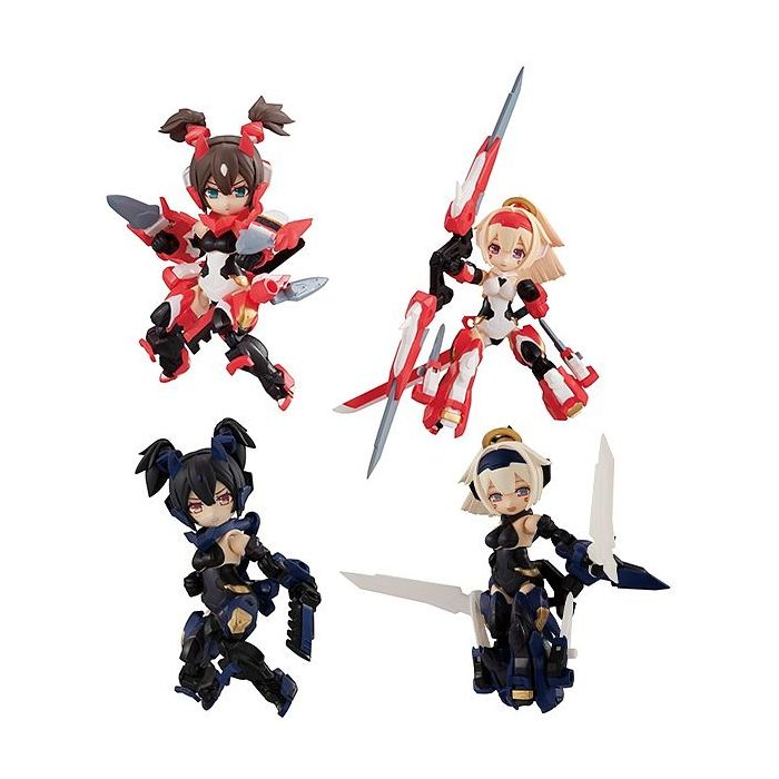 Desktop Army Megami Device Asra Series Trading Figures Box Set of 4