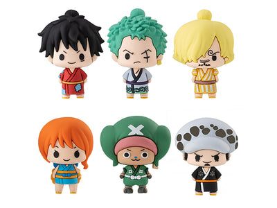 Megahouse Chokorin Mascot One Piece Wano Country Ver. Trading Figures Box Set of 6