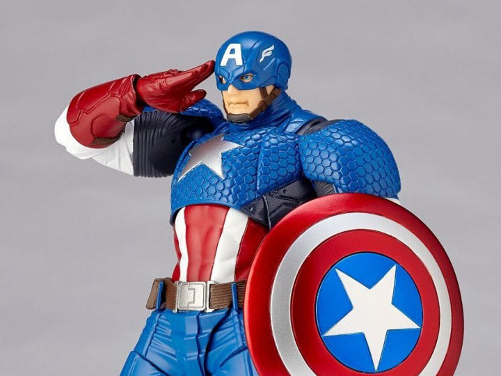 Amazing Yamaguchi Revoltech Figure Complx Captain America No.007