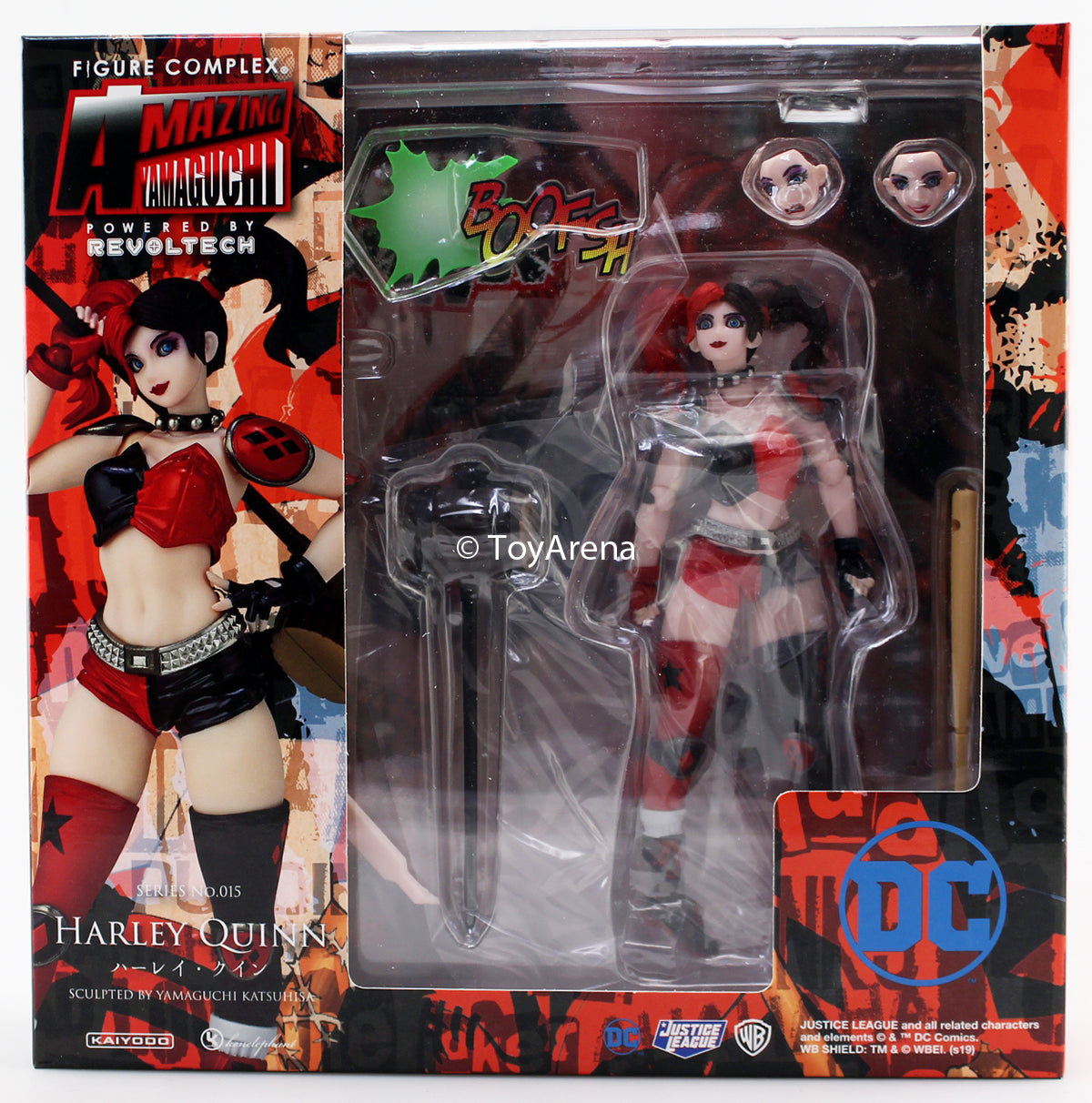 Amazing Yamaguchi Revoltech Figure Complex Harley Quinn Roller Derby No. 015