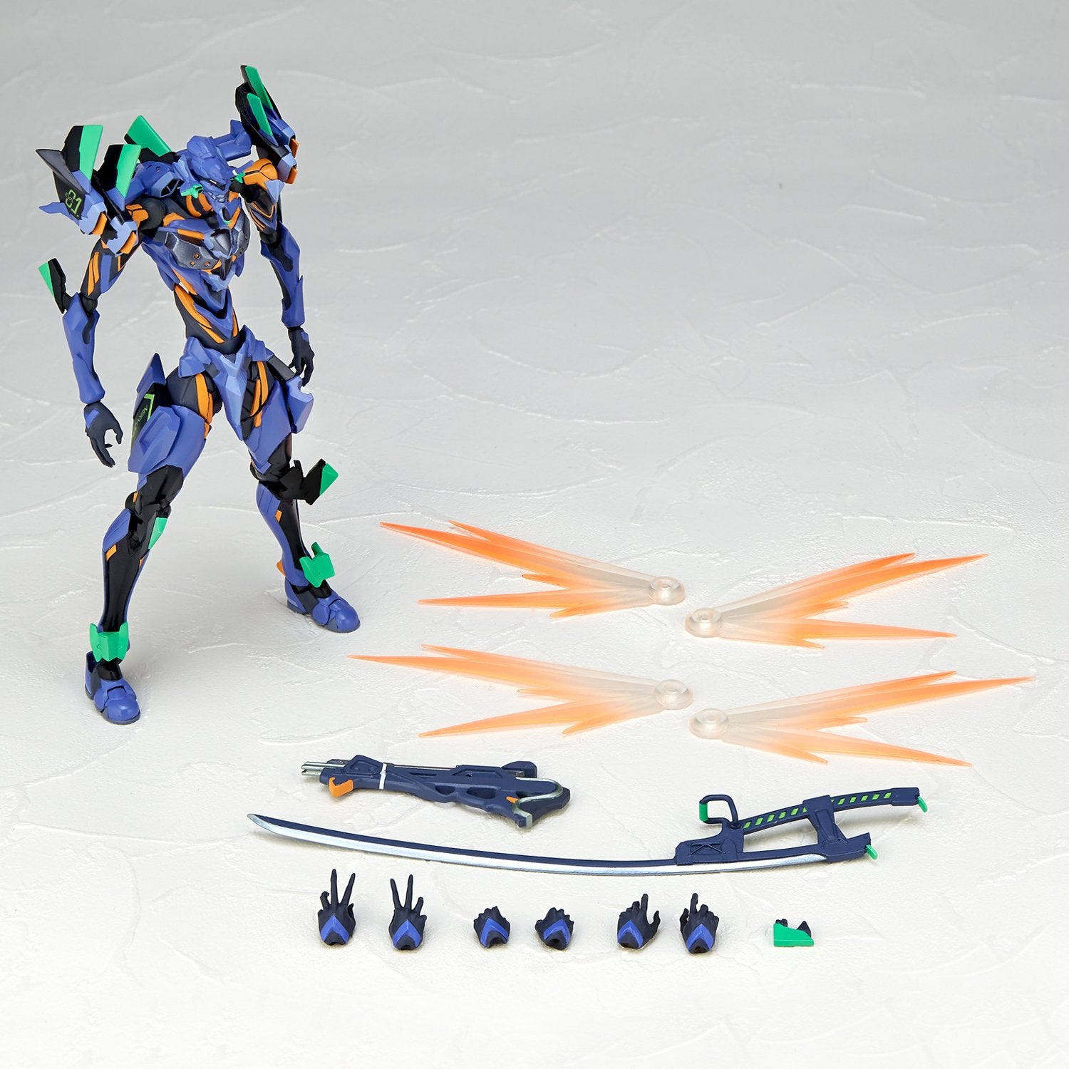 Eva R17 Kaiyodo Revoltech Evangelion Anima #17 Eva-01 Final Model Action Figur