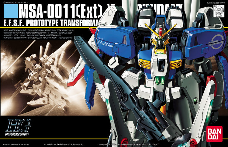 Gundam Unicorn 1/144 HGUC #029 Gundam MSA-0011 Ext Ex-S HG Model Kit 1