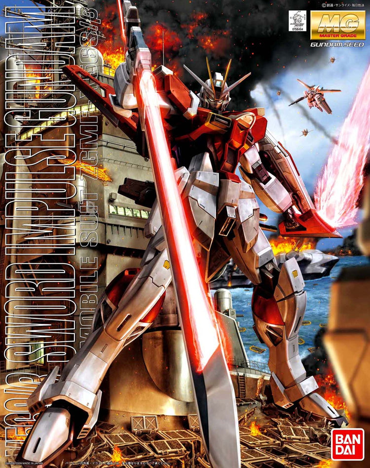 Gundam 1/100 MG Gundam Seed Destiny ZAFT ZGMF-X56S/B Sword Impulse Gundam Model Kit 1