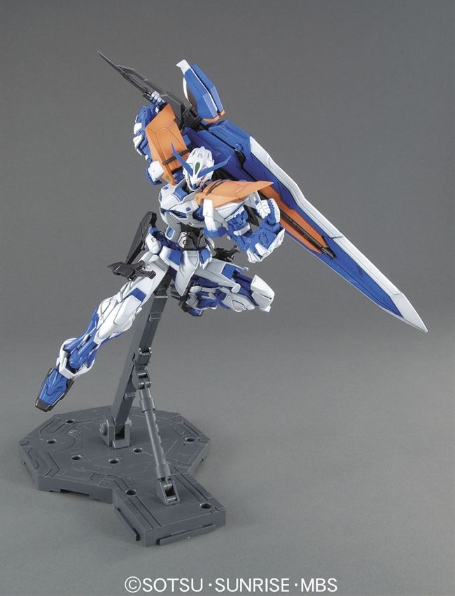Gundam 1/100 MG Gundam Seed VS Astray MBF-P03 Gundam Astray Blue Frame Second Revise Model Kit 9