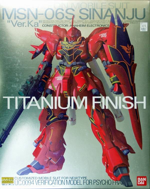 Bandai MG 1/100 MSN-06S SINANJU Bandai MG 1/100 MSN-06S SINANJU