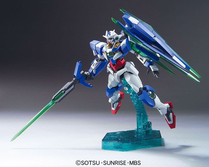 Gundam 1/144 HG 00 #66 Gundam 00 Awakening of the Trailblazer GNT-0000 00 Qan[T] Quanta Model Kit 3