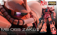Gundam 1/144 RG #02 Gundam 0079 MS-06S Char's Zaku II Model Kit