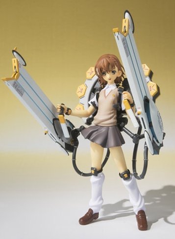 Bandai Armor Girls Project AGP  Imadoki no Musumeka Misaka Mikoto Toaru Kagaku no Railgun Limited  Action Figure